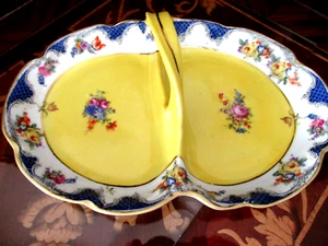 * HENKEL-SCHALE "alt" oval * Durchm.22.5 cm / O.Schlegelmilch Stempel 1861 Suhl - Bild 1 von 13