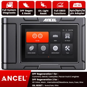 ANCEL HD3400PRO Diesel Heavy Duty Truck Diagnostic Scanner DPF Regen Code Reader - Picture 1 of 13