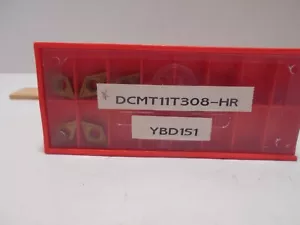 Carbide Inserts - DCMT 11T308 HR YBD 151 DCMT32.52-HR - Qty. 5 - NEW! (V-3) - Picture 1 of 3
