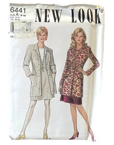 New Look Sewing Pattern 6441 Jacket Skirt Miss Size 8-18 - Picture 1 of 2