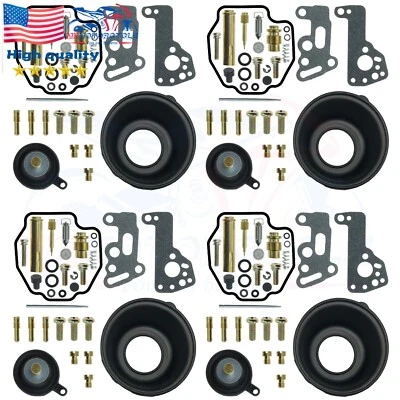 4pcs Carburetor Repair Rebuild Kits For Yamaha Ventur Royale XVZ1300D-US stock - Image 1 of 4