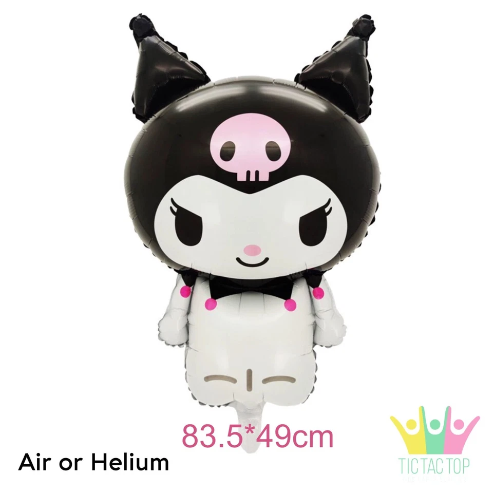 Jumbo Kuromi Balloon Foil Helium Balloon. Lolly Loot Bag Cake Party Cupcake Deco - image 1 of 1