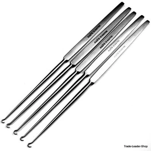 5x Gillies retractors small skin hooks surgical instruments Dermatology Dermal - Picture 1 of 4