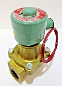 1" Asco Redhat EF8210B27 2 Way Solenoid Valve. 120/60 110/50 New Old Stock - Picture 1 of 4
