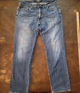 Lucky Brand Blue Jeans Mens 33x32 363 Vintage Straight Leg Casual Comfort Denim - Picture 1 of 13