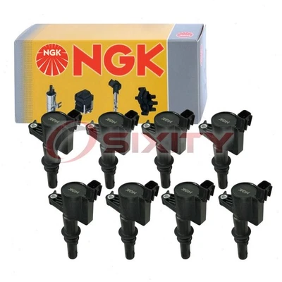 8 шт катушка зажигания NGK для 2005-2008 Ford Expedition 5,4 л V8 провод свечи зажигания gb - Изображение 1 из 4