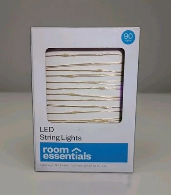 Led String Lights Room Essentials 90 Lights Extended Indoor Lights Battery/USB  - Image 1 of 3