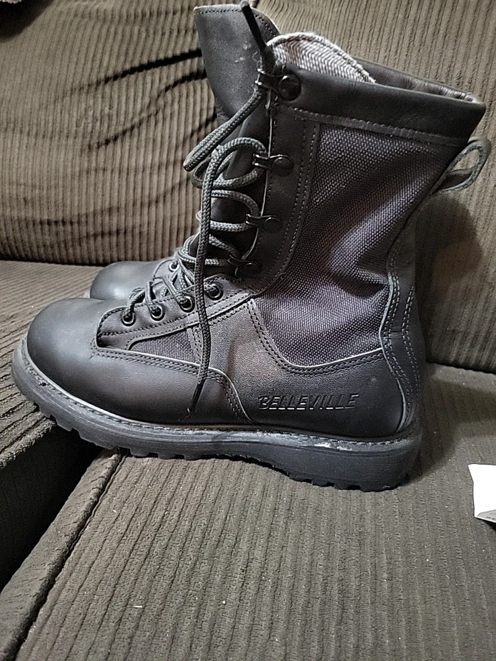 Bates E02184 mens Paratrooper Black Uniform Tactical Boots SZ 6.5 - Image 1 of 4