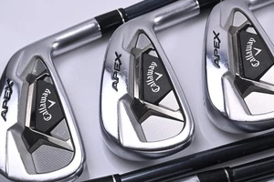 Callaway Apex 21 Irons / 4-PW+AW / Stiff Flex UST Recoil Dart 75 Shafts - Picture 1 of 7