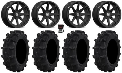 Valor V01 14" Wheels Black 29" Mud XC Tires Honda Pioneer 1000 / Talon Foto 1 de 4