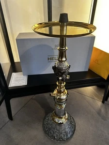 Maklaud Shisha Helios Project 19 Gold + Caesar Crystal Flower Bowl Gold - Bild 1 von 5