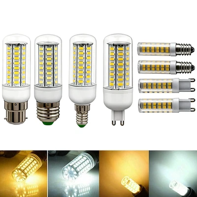 G9 E14 E27 B22 LED Corn Light 5W 8W 10W 15W 5730 SMD Warm White/Cool White - Image 1 of 4
