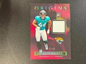 Travon Walker 2022 Origins Jersey Patch RC Jacksonville Jaguars 27/99 E33 - Picture 1 of 2
