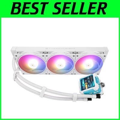 High-Performance 360 ARGB Water Cooler with Magnetic Display for Intel/AMD - Image 1 of 4