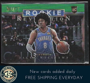 Jalen Williams 2022-23 Panini Select Rookie Revolution Green Prizms #29 Thunder - Picture 1 of 2