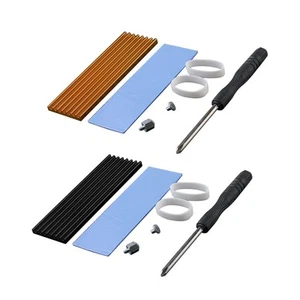 suntekmall M.2 2280 SSD Dissipateur thermique avec coussin thermique silicone aluminium durable - Photo 1/11