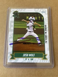 Signed 2025 Eugene Emeralds Josh Wolf RC Rookie Giants Autographed - Picture 1 of 2