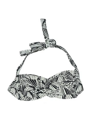 Bisou Bisou Women Black Swimsuit Top L - Image 1 of 2