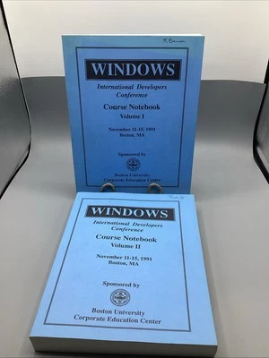 1991 Windows International Developers Conference Vol. 1 & 2 Boston University  - Image 1 of 4
