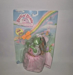 Darlin' Dinos Dressy Dino - Princess? Dinosaur Friend 1992 Meritus Super Rare - Imagen 1 de 5