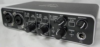 Behringer U-Phoria UMC204HD 2-Channel Compact USB Musician Audio Interface! - Image 1 of 4