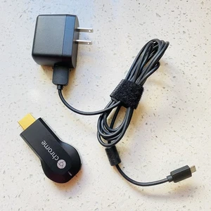 Google Chromecast (1st Generation) H2G2-42 HDMI Media Streamer W/ Adapter - Picture 1 of 9