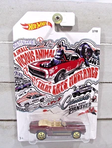 Hot Wheels 50TH Vicious Animal That Eats Mustang 1969 Camaro Rossa Cabrio - Foto 1 di 6