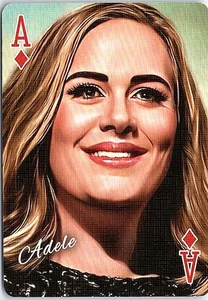 Adele Celebrity Music Star Playing Trading Card - Picture 1 of 2