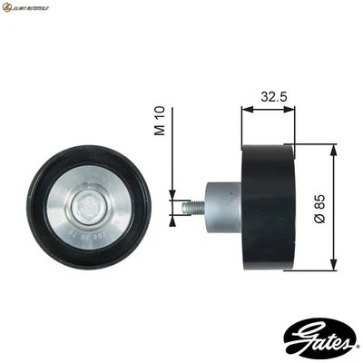 UMLENKFÜHRUNGSROLLE KEILRIPPENRIEMEN T36625 FÜR MERCEDES-BENZ ATEGO ANTOS 5.1L - Image 1 of 4