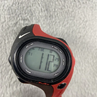 Nike Triax Speed 300 Digital Sport Watch - WR0101 - New Battery Red - Image 1 of 4