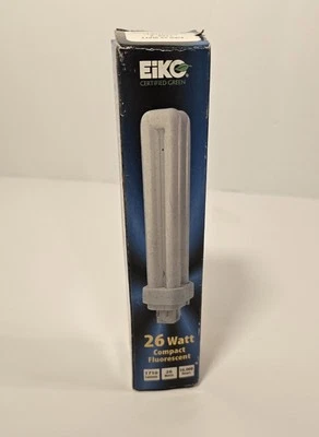 NEW Eiko QT26/35-4P Compact Fluorescent Lightbulb 26W 1710 Lumens 10,000 Hours - Image 1 of 4