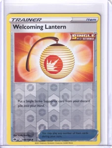 Pokemon Trainer Welcoming Lantern Reverse Holo #156 Chilling Reign Juego de cartas coleccionables - Imagen 1 de 2