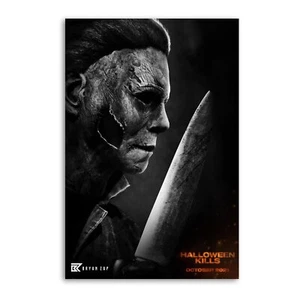 Myers Kills 2021 Horror Movie Canvas Art Wall Painting Poster Print - Picture 1 of 8