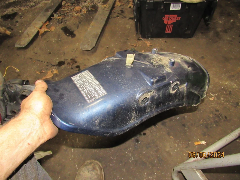 Kawasaki En450 454 LTD 1986 guardabarros trasero superior Foto 1 de 1