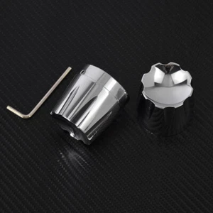 Perno cubierta de tuerca eje delantero de 29 mm apto para Harley Softail 07-up Touring Dyna 08-up - Imagen 1 de 6