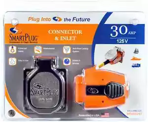 SmartPlug B30ASSYNT 30 Amp Stainless Steel Inlet and Female Connector Combo Kit - Picture 1 of 5