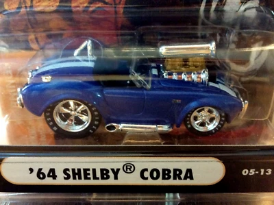 Muscle Machines  1/64 Scale - 1964 SHELBY COBRA - BLUE  - - Image 1 of 4