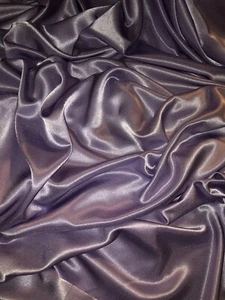 1 mtr lilac crepe back satin fabric,bridal,crafts,dress..58” wide (147cm) - Picture 1 of 2