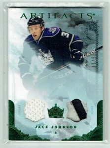 10-11 UD Upper Deck Artifacts  Jack Johnson  /50  Jersey--Patch  