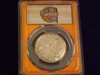 2020-S   50C   Basket Ball Hall Of Fame   First Of Issue    PCGS   PR 70 DCAM - Image 1 of 2