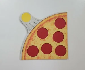 Pizza Party 1987 Parker Brothers Replacement Yellow Board Piece - Picture 1 of 2