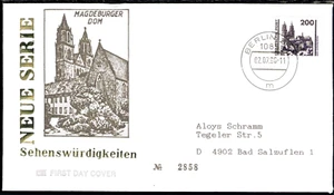 GDR 1990: Magdeburger Cathedral! FDC the No. 3351 with Berlin stamp! Run! 23-12 - Picture 1 of 1