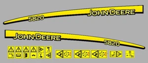 Juego completo de pegatinas John Deere 5820 Decals (pegatinas) - Imagen 1 de 1