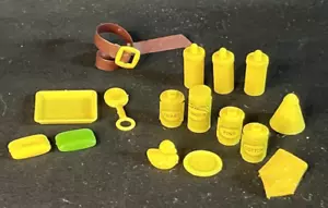 Vtg 70's Mattel Sunshine Family Dollhouse Accessories Bathroom Nursery Toys - Picture 1 of 4
