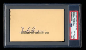 SMOKY BURGESS SIGNED 1953 VINTAGE GOVERNMENT POSTCARD PSA/DNA AUTOGRAPHED - Picture 1 of 2