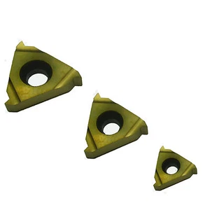 THREADING SCREWCUTTING INSERT TIP FOR INDEXABLE TOOLS METRIC IMPERIAL SIZES - Picture 1 of 37