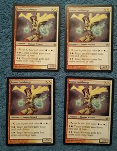 MTG RAVNICA CITY OF GUILDS BORIS GUILDMAGE UNCOMMON X4 - Picture 1 of 1