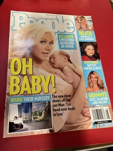 Christina Aguilera People magazine February 2008 no label Beyonce - Picture 1 of 4