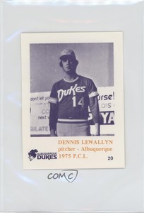 1975 Caruso Albuquerque Dukes Dennis Lewallyn #20