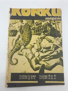 KORKU #107 Turkish Comic Book 1960s MEGA RARE Dead HORROR